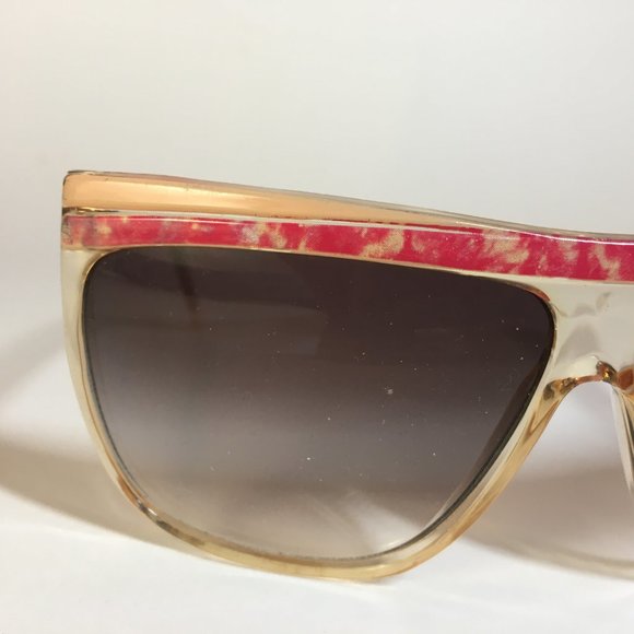 Foster Grant Pink Beige Women's Sunglasses USA Vintage 1980s Retro Over Size - Picture 9 of 14